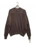 PHINGERIN（フィンガリン）の古着「WINDOW WEB SWEATER」｜ブラウン