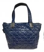 VeeCollectiveヴィーコレクティブ）の古着「キルティングハンドバッグ」｜ネイビー