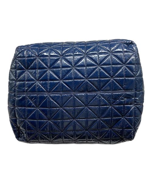 VeeCollective（ヴィーコレクティブ）VEECOLLECTIVE (ヴィーコレクティブ) キルティングハンドバッグ ネイビーの古着・服飾アイテム