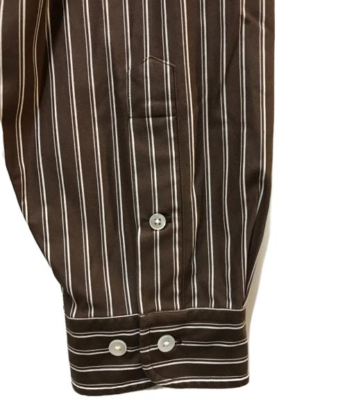 KANEMASA PHIL.（カネマサフィル）KANEMASA PHIL. (カネマサフィル) +81別注OX DRESS KNIT SHIRT ブラウン サイズ:Lの古着・服飾アイテム