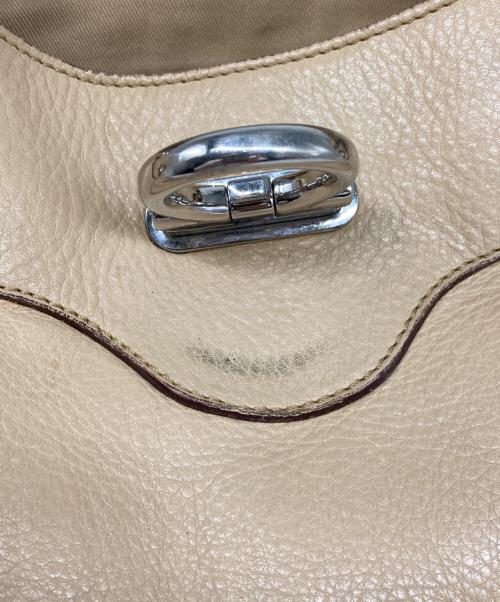 Salvatore Ferragamo（サルヴァトーレ フェラガモ）Salvatore Ferragamo (サルヴァトーレ フェラガモ) ガンチーニハンドバッグ ベージュの古着・服飾アイテム
