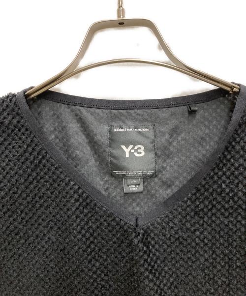 Y-3（ワイスリー）Y-3 (ワイスリー) Waffle Warp Knit Vest ブラック サイズ:Lの古着・服飾アイテム
