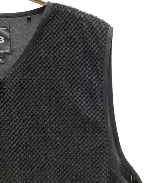 Y-3（ワイスリー）Y-3 (ワイスリー) Waffle Warp Knit Vest ブラック サイズ:Lの古着・服飾アイテム
