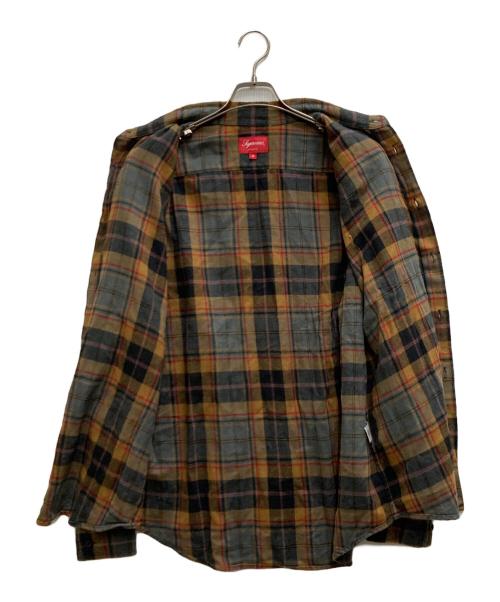 SUPREME（シュプリーム）Supreme (シュプリーム) Plaid Flannel Shirt ブラウン サイズ:Ⅿの古着・服飾アイテム