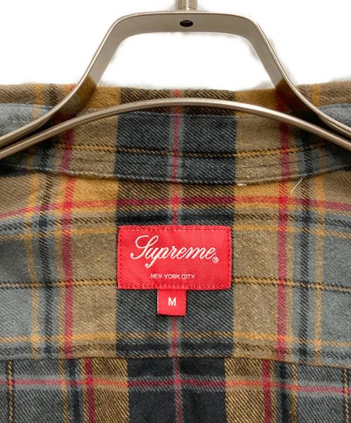 SUPREME（シュプリーム）Supreme (シュプリーム) Plaid Flannel Shirt ブラウン サイズ:Ⅿの古着・服飾アイテム