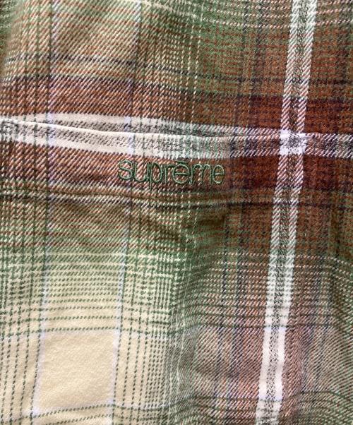 SUPREME（シュプリーム）Supreme (シュプリーム) Plaid Flannel Shirt ブラウン サイズ:Ⅿの古着・服飾アイテム