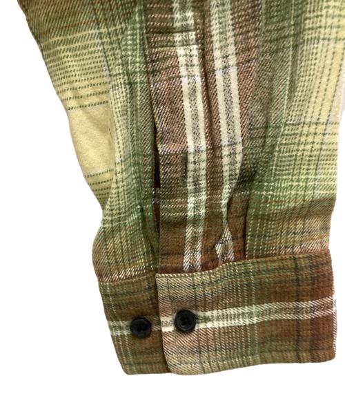 SUPREME（シュプリーム）Supreme (シュプリーム) Plaid Flannel Shirt ブラウン サイズ:Ⅿの古着・服飾アイテム