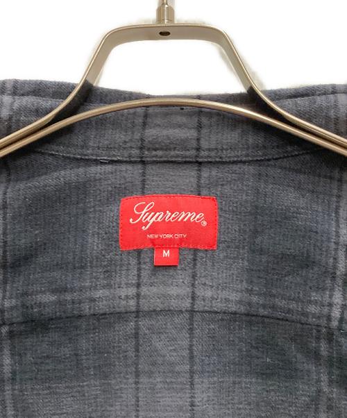 SUPREME（シュプリーム）Supreme (シュプリーム) Plaid Flannel Shirt グレー サイズ:Ⅿの古着・服飾アイテム