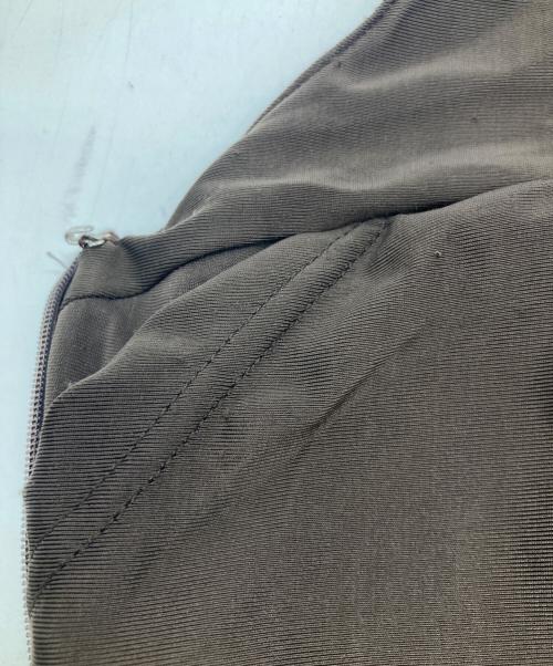 maison celon（メゾンセロン）maison celon (メゾンセロン) ニット切替キャミワンピース ブラウン サイズ:FREEの古着・服飾アイテム