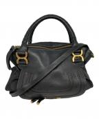 Chloeクロエ）の古着「Marcie Leather Tote Bag」｜ブラック