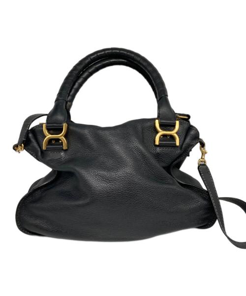 Chloe（クロエ）Chloe (クロエ) Marcie Leather Tote Bag ブラックの古着・服飾アイテム
