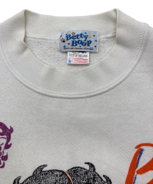 FRUIT OF THE LOOM（フルーツオブザルーム）FRUIT OF THE LOOM (フルーツオブザルーム) ヴィンテージキャラクタースウェット ホワイト サイズ:Lの古着・服飾アイテム