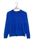 RALPH LAUREN SPORTラルフローレン スポーツ）の古着「コットンケーブルニット」｜ブルー