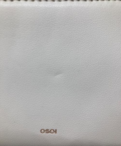 osoi（オソイ）osoi (オソイ) バングルリング ショルダーバッグ レザー ホワイトの古着・服飾アイテム