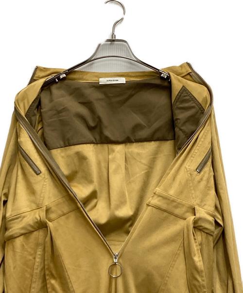 la peau de gem（ラポドゥジェム）la peau de gem (ラポドゥジェム) スウェードジャンプスーツ イエロー サイズ:FREEの古着・服飾アイテム