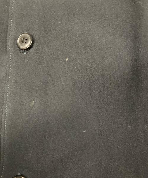 URU（ウル）URU (ウル) COTTON GABARDINE / LONG SLEEVE BELTED SHIRTS ブラック サイズ:2の古着・服飾アイテム