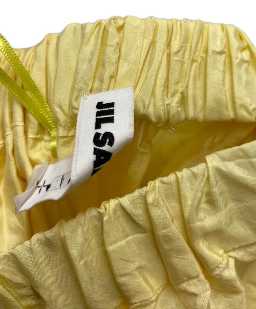 JIL SANDER（ジルサンダー）JIL SANDER (ジルサンダー) シルク混オーバーパンツ イエロー サイズ:36の古着・服飾アイテム