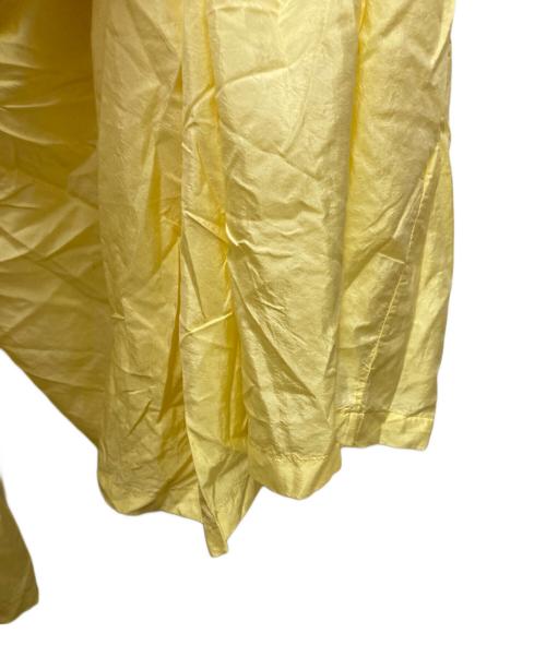 JIL SANDER（ジルサンダー）JIL SANDER (ジルサンダー) シルク混オーバーパンツ イエロー サイズ:36の古着・服飾アイテム