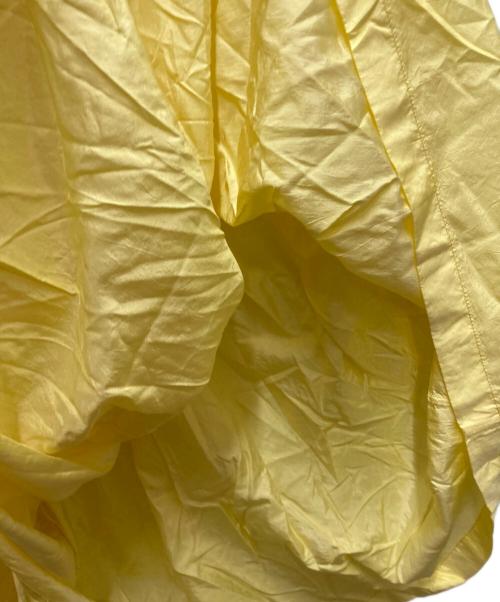 JIL SANDER（ジルサンダー）JIL SANDER (ジルサンダー) シルク混オーバーパンツ イエロー サイズ:36の古着・服飾アイテム