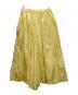 JIL SANDER（ジルサンダー）の古着「シルク混オーバーパンツ」｜イエロー
