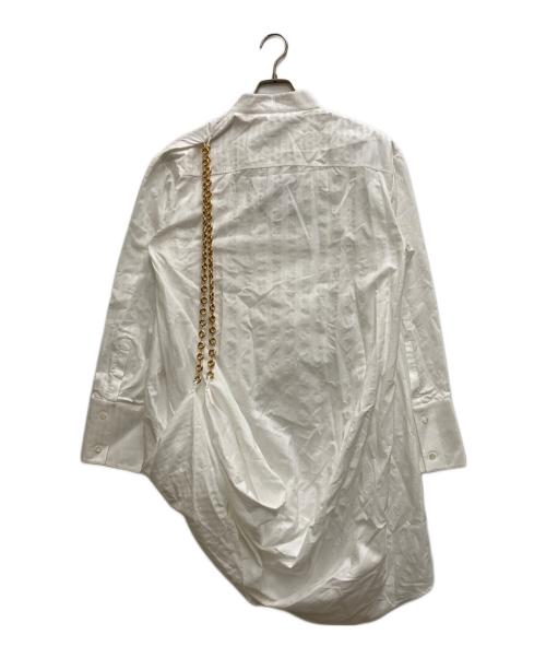 LOEWE（ロエベ）LOEWE (ロエベ) DONUT CHAIN DRESS SHIRT ホワイト サイズ:38の古着・服飾アイテム