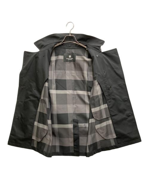 BLACK LABEL CRESTBRIDGE（ブラックレーベル クレストブリッジ）BLACK LABEL CRESTBRIDGE (ブラックレーベル クレストブリッジ) ショートトレンチコート ブラック サイズ:Mの古着・服飾アイテム