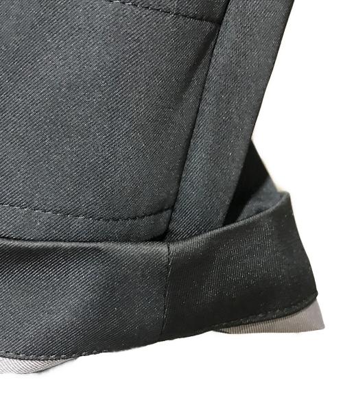 BLACK LABEL CRESTBRIDGE（ブラックレーベル クレストブリッジ）BLACK LABEL CRESTBRIDGE (ブラックレーベル クレストブリッジ) ショートトレンチコート ブラック サイズ:Mの古着・服飾アイテム