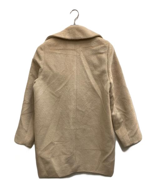 ANAYI（アナイ）ANAYI (アナイ) アルパカシャギーピーコート ベージュ サイズ:36の古着・服飾アイテム