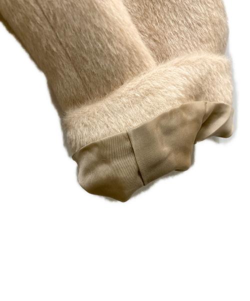 ANAYI（アナイ）ANAYI (アナイ) アルパカシャギーピーコート ベージュ サイズ:36の古着・服飾アイテム