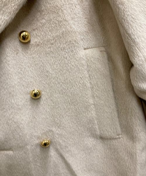 ANAYI（アナイ）ANAYI (アナイ) アルパカシャギーピーコート ベージュ サイズ:36の古着・服飾アイテム