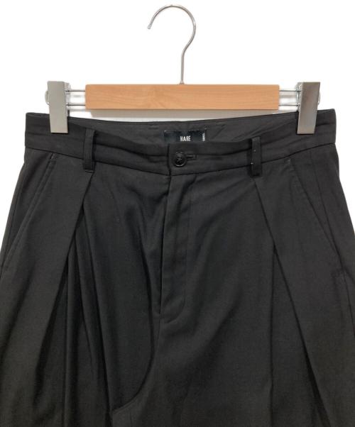 HARE（ハレ）HARE (ハレ) タックバギースラックス ブラック サイズ:Sの古着・服飾アイテム