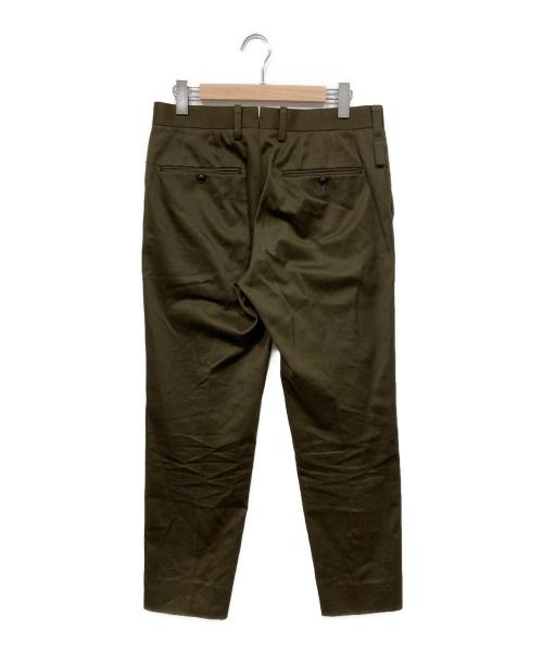 allery（アレリー）ALLERY (アレリー) ワイドチノパンパンツ / テーパードチノパンツ オリーブ サイズ:Lの古着・服飾アイテム