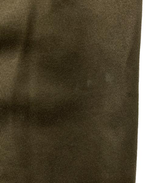 allery（アレリー）ALLERY (アレリー) ワイドチノパンパンツ / テーパードチノパンツ オリーブ サイズ:Lの古着・服飾アイテム