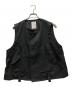 UJOH（ウジョー）の古着「Fly Front Vest」｜ブラック