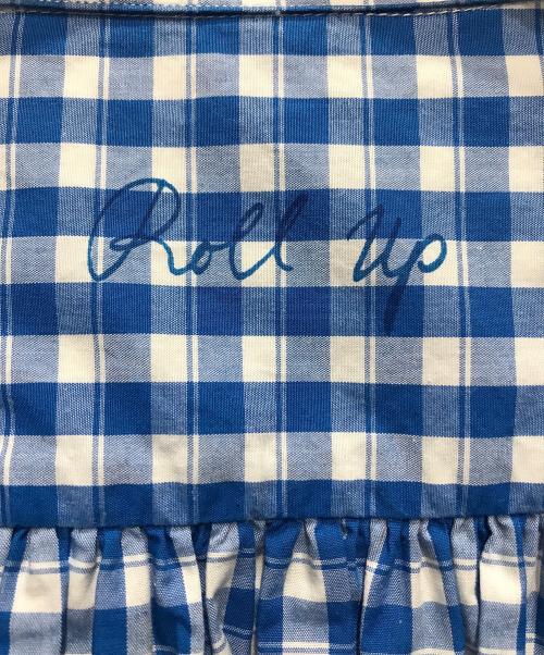 Porter Classic（ポータークラシック）Porter Classic (ポータークラシック) ROLL UP TRICOLOR GINGHAM CHECK SHIRT ブルー×ホワイト サイズ:Mの古着・服飾アイテム