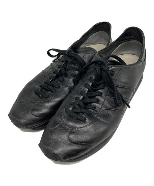 Y-3（ワイスリー）Y-3 (ワイスリー) COUNTRY レザースニーカー ブラック サイズ:US 7 1/2の古着・服飾アイテム