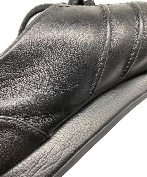 Y-3（ワイスリー）Y-3 (ワイスリー) COUNTRY レザースニーカー ブラック サイズ:US 7 1/2の古着・服飾アイテム