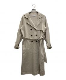 CELFORD（セルフォード）の古着「ウール混リバートレンチコート」｜ベージュ