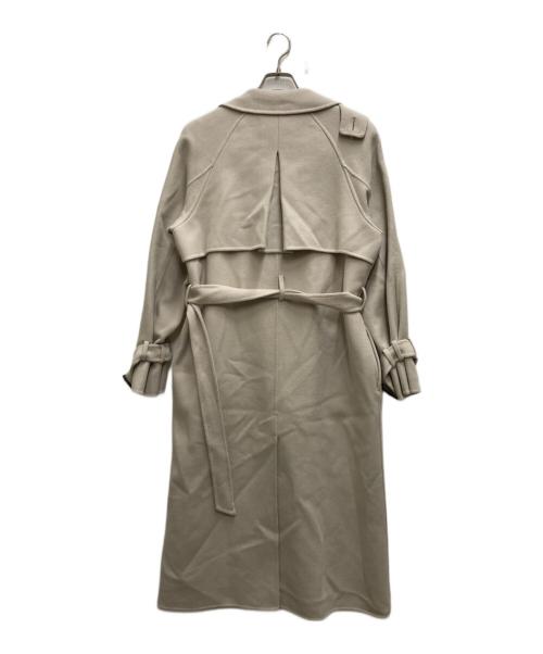 CELFORD（セルフォード）CELFORD (セルフォード) ウール混リバートレンチコート ベージュ サイズ:Ⅿの古着・服飾アイテム