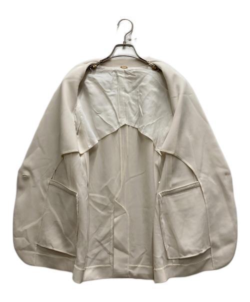 MUSE de Deuxieme Classe（ミューズ ドゥーズィエム クラス）MUSE de Deuxieme Classe (ミューズ ドゥーズィエム クラス) EDEN シングル ジャケット ホワイト サイズ:FREEの古着・服飾アイテム