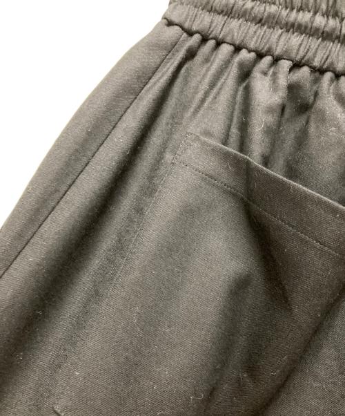 yves salomon（イヴサロモン）YVES SALOMON (イヴサロモン) TROUSERS FLANNEL ブラック サイズ:34の古着・服飾アイテム