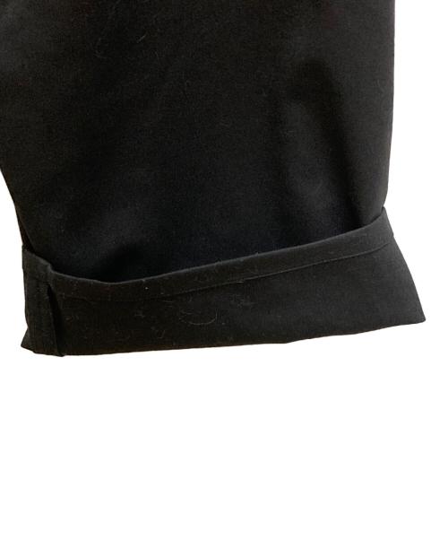 yves salomon（イヴサロモン）YVES SALOMON (イヴサロモン) TROUSERS FLANNEL ブラック サイズ:34の古着・服飾アイテム