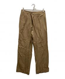 MUSE de Deuxieme Classe（ミューズ ドゥーズィエム クラス）の古着「Glowlino ラップパンツ」｜ベージュ