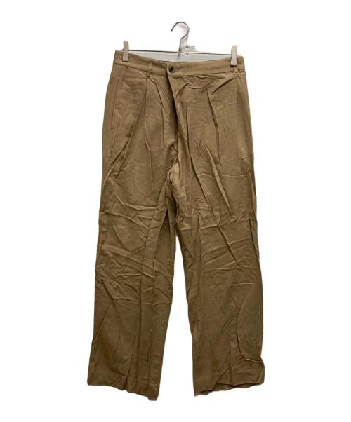 MUSE de Deuxieme Classe（ミューズ ドゥーズィエム クラス）MUSE de Deuxieme Classe (ミューズ ドゥーズィエム クラス) Glowlino ラップパンツ ベージュ サイズ:38の古着・服飾アイテム