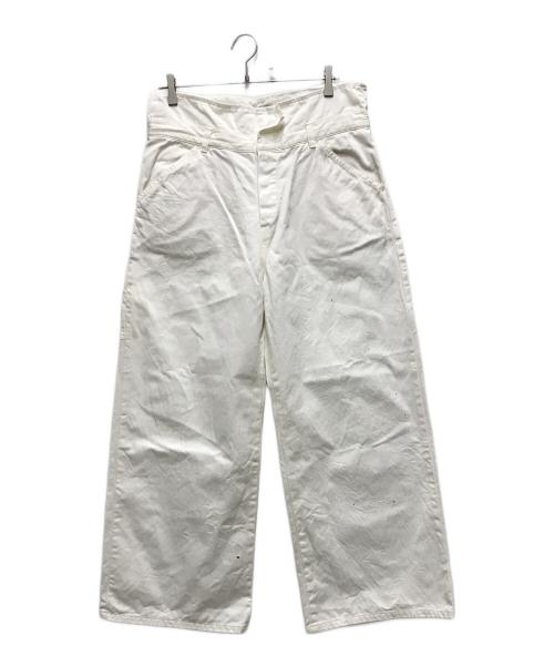 Attick by Johnbull（アティックバイジョンブル）ATTICK BY JOHNBULL (アティックバイジョンブル) EASY WARK PANTS ホワイト サイズ:FREEの古着・服飾アイテム