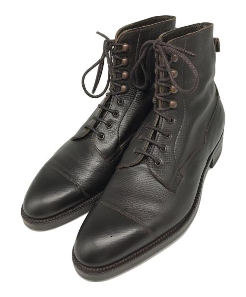 Edward Green（エドワードグリーン）Edward Green (エドワードグリーン) GALWAY レースアップブーツ ダークブラウン サイズ:6E(UK)の古着・服飾アイテム