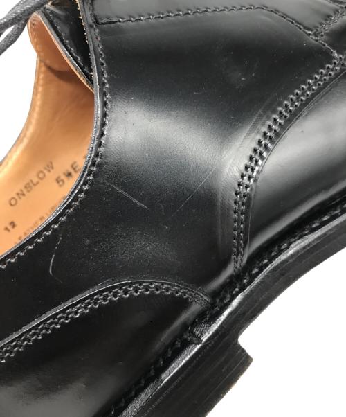 Crockett & Jones（クロケット＆ジョーンズ）Crockett & Jones (クロケット＆ジョーンズ) ONSLOW ダービーシューズ ブラック サイズ:51/2Eの古着・服飾アイテム