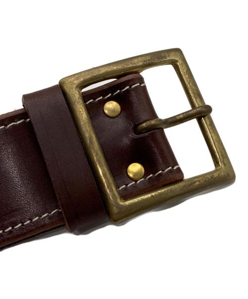 Denham（デンハム）Denham (デンハム) MIJ LEATHER BELT ブラウン サイズ:85の古着・服飾アイテム