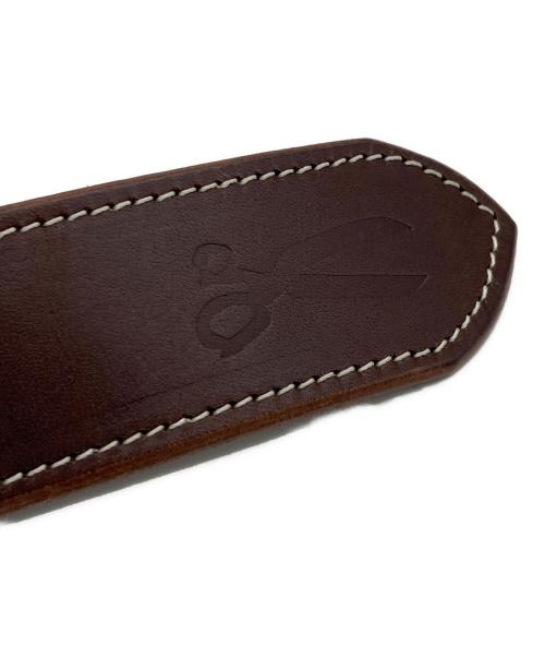 Denham（デンハム）Denham (デンハム) MIJ LEATHER BELT ブラウン サイズ:85の古着・服飾アイテム