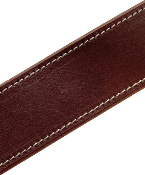Denham（デンハム）Denham (デンハム) MIJ LEATHER BELT ブラウン サイズ:85の古着・服飾アイテム